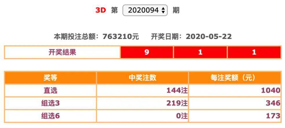号码中奖