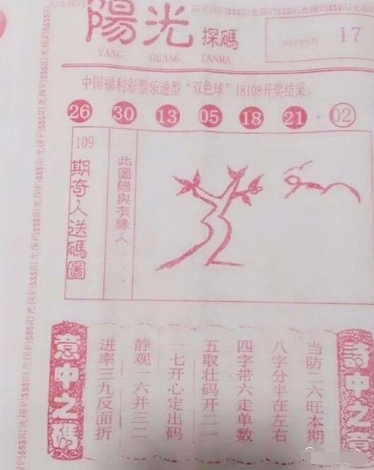 2021012期双色球阳光探码图，揭秘数字背后的幸运密码